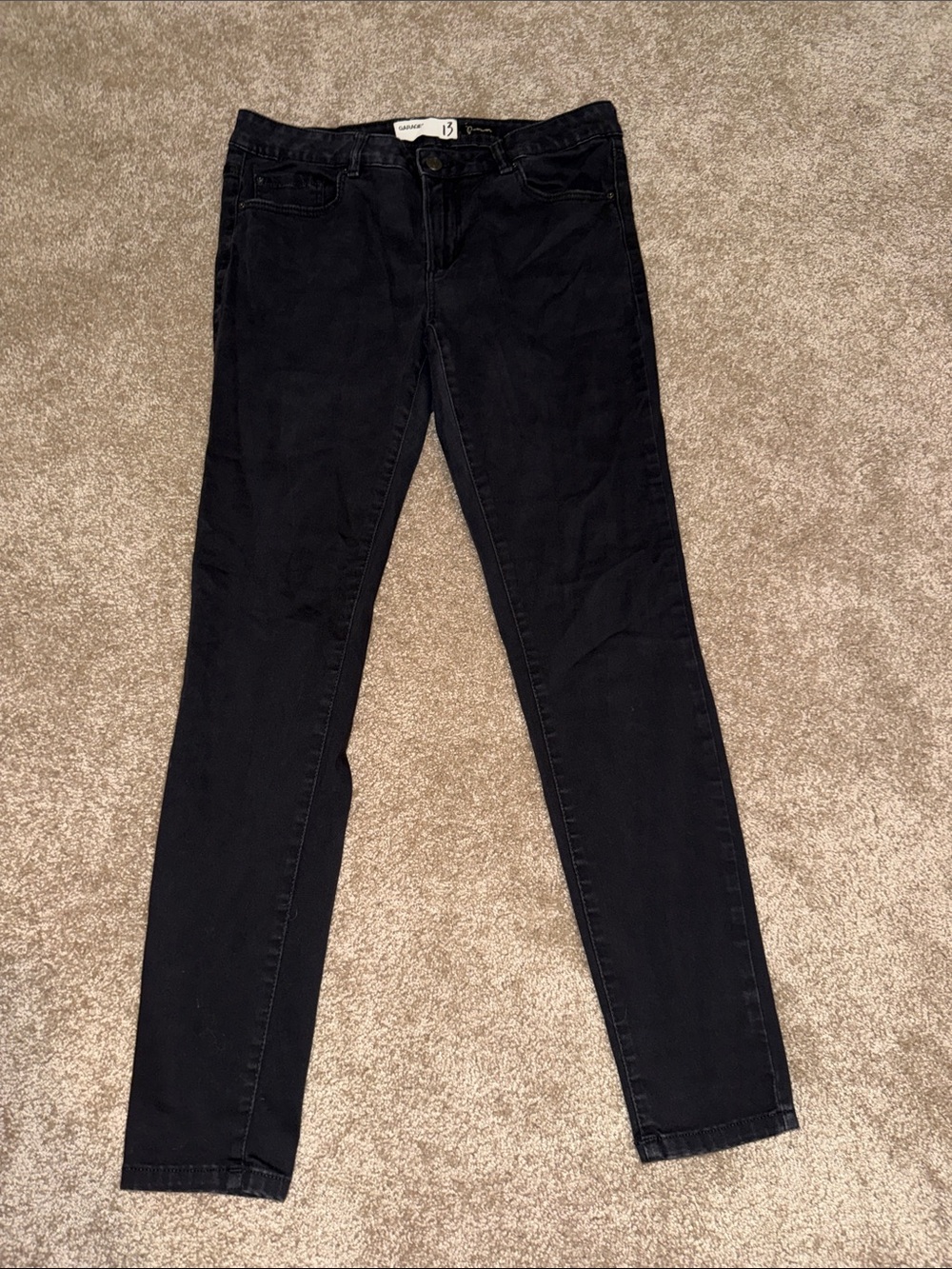 Garage Black High Waist Skinny Women's Jeans - size 13